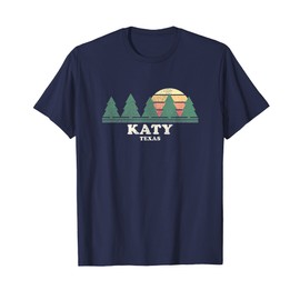 Katy TX Vintage Throwback Tee Retro 70er Jahre Design T-Shirt