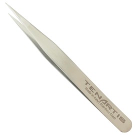 Pointed Hair Tweezers Stainless Steel - Tenartis Made in Italy