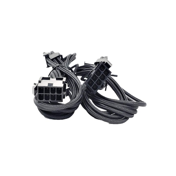 Micro Connectors Premium Sleeved 8 (6+2) Pin PCI-e GPU Power