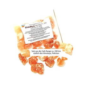 Salt Crystal Salt in Chunks 500 g in Resealable Bag Salz aus "Salt Range Pakistan"