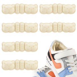 Heel Pad Shoes for Children, 6 Pieces Soft Heel Holder, Children's Non-Slip Shoe Insoles, Heel Pads for Too Large Shoes, Shoe Reducer, Small Heel Protection for Shoes for Girls and Boys