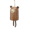 Rustic Hanging Animal Wind Chimes Resin Hand Made Natural Garden
