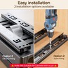 Delamu 2 Pack Pull Out Spice Rack Organizer for Cabinet,