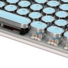 Blue Switch Mechanical Keyboard 104 Keys Backlight Ergonomic Retro Steampunk