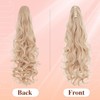 Benehair Claw Clip in Ponytail Hair Extensions 24 Inches Long