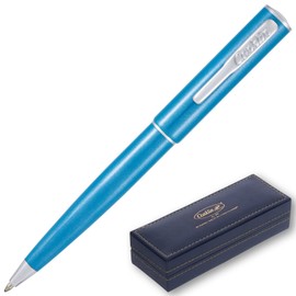 Conklin Coronet Ballpoint Pen - Turquoise, with Medium Tip (CK71845)