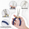 BENECREAT Wire Loop Pliers with Non-Slip Handle, Precision Round Pliers