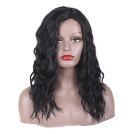 generic Peluca Africana Moda Pelo Largo Diario Pelo Rizado Ondulado