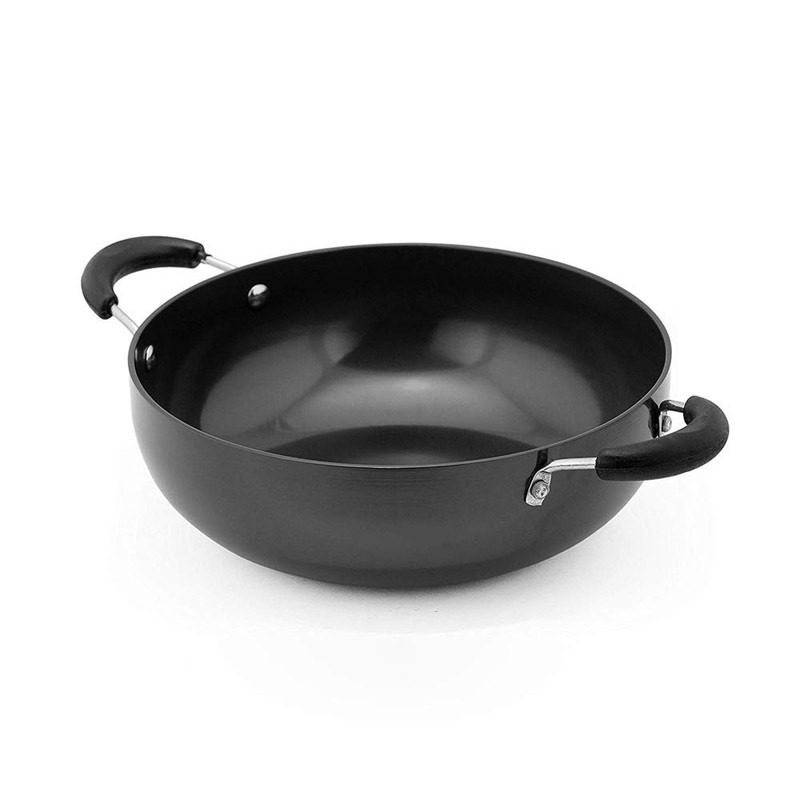 Satre Online and Marketing Hindalco Aluminium Kadai Size No-12, Frying