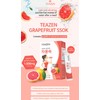 TEAZEN Pink Grapefruit Hibiscus and Green Tea, Powdered Iced Tea,