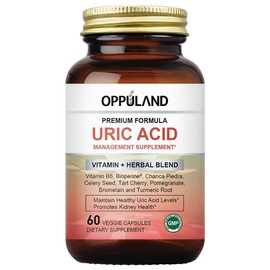 oppuland Uric Acid Detox - 60 Veggie Capsules