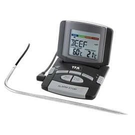 La Crosse Technology 14 1502 TFA Digital Meat Thermometer with Foldable Display and Magnet