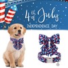 Patriotic Bow Tie Collar - American Flag Design for Small