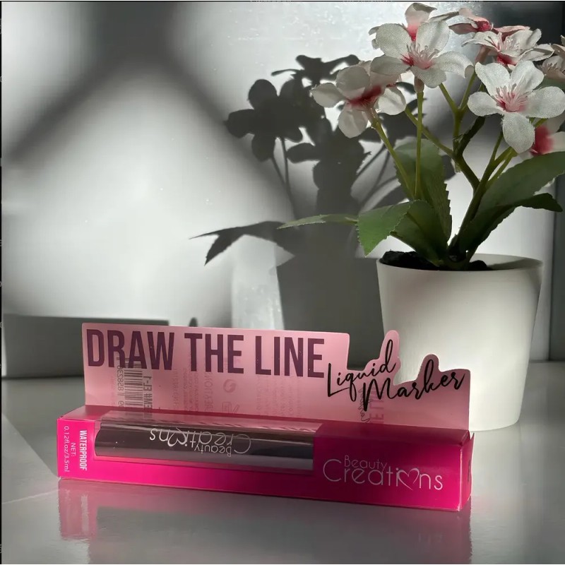 Delineador Liquido Overachiever Negro Beauty Creations Color Plumon Grueso