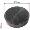 SPARES2GO Carbon Filter for Rangemaster CLAHDC90 Cooker Hood Vent 200
