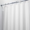 iDesign Fabric Shower Curtain, Modern Mildew-Resistant Bath Liner for Master,