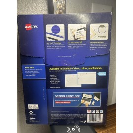 AVERY LASER POSTCARDS 4" X 6" #5389, 100 CARDS 2 CARDS/SHEET