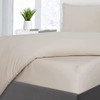 Sleepdown Fitted Sheet Plain Warm Cosy Breathable Super Soft 100%