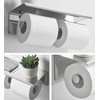 yeavs Double Toilet Paper Holder SUS 304 Stainless Steel Tissue