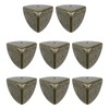 T Tulead 1.6"x1.6"x1.6" Angle Brackets Bronze Metal Corner Brackets Furniture