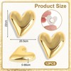 Ruzister 12 Pcs Fridge Magnets Gold Magnets for Fridge 2cm