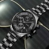 7pcs Reloj De Hombre Con Correa De Metal Con Fecha