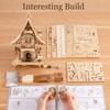 ROBOTIME 3D Wooden Puzzles for Adults-Cuckoo Clock Wooden Models for