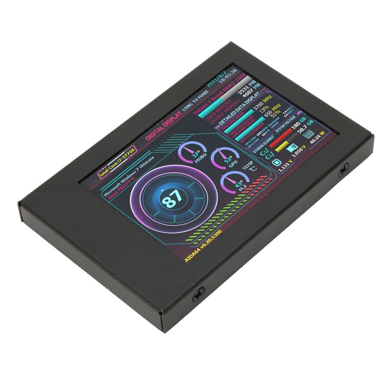 3.5in Computer Temp Monitor IPS USB Mini Screen AIDA64 PC