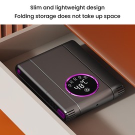 Ausla Stiefelentrockner Tragbarer Schuhtrockner für Arbeitsstiefel mit Timer, ABS, 180 ° Trockene Anschlüsse, Intelligentes Schwarz (EU -Stecker 220 V)