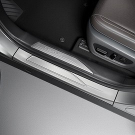 Door Sill Protector Compatible with 2023-2026 Lexus RX350 RX350h RX450h RX500h Door Step Protector Side Edge Step Guard Car Door Dust Shield Cover 2026 RX350 Exterior Accessories