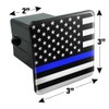 GRAPHICS & MORE Thin Blue Line American Flag Tow Trailer