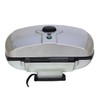 Brentwood AR-136 6 Piece Non-Stick Arepa Maker Silver, 1"