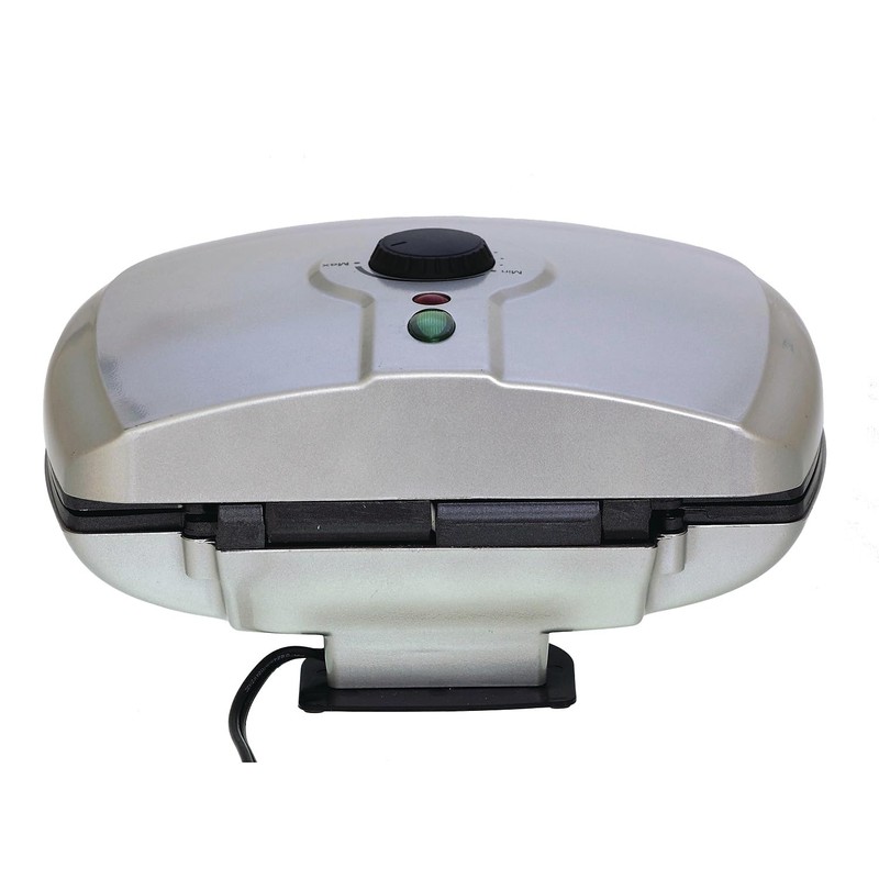 Brentwood AR-136 6 Piece Non-Stick Arepa Maker Silver, 1"
