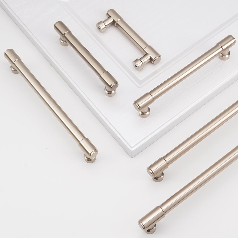 BUKOBYHE 10 Pack 6-1/4 Inch(160mm) Cabinet Pulls Champagne Bronze Kitchen