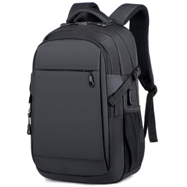 Long Keeper Travel Laptop Backpack Work Bag for Men Women Carry On Business Backpack with USB Charging Port, fit 14/15.6 Inch Computer Water Resistant Daypack