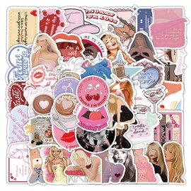 110 PCS Music Stickers, Waterproof Stickers, Scrapbook Sticker, Suitcase Sticker, for DIY Decoration, Water Bottles, Book, Skateboard, Laptop, Guitar, Suitcase, Phone, for Kids Teens Adults Girls Boys