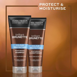 John Frieda Brilliant Brunette Multi-Tone Revealing Moisturizing Shampoo, 8.45 Ounce