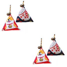 CORHAD 2sets Japanese Style Blessed Sachets with Dried Lavender Lovely Scented Bags for Closets and Wardrobes Random Color Decorative Hanging Fragrant Sachets for Relaxation Random 2pcs*2