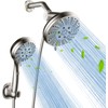 Watersong Shower Heads with Handheld Spray Combo 6-Setting Showerhead with