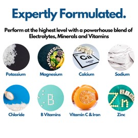 Electrolytes Complex Plus – Rehydration, Fasting, Hangover, Keto Friendly Formula with Added Vitamins & Minerals – 90 Vegan Capsules – High Strength Electrolyte Supplement Hydra Pact by Nutripact