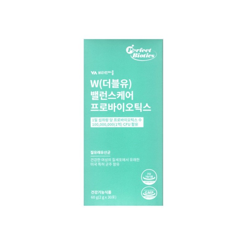Vitamin Village 비타민마을 더블유 밸런스케어 프로바이오틱스 2g x 30포 4개