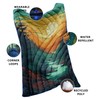 hotkoko Camping Blanket,Puffy Printed Camp Blankets Lightweight Packable for Outdoor