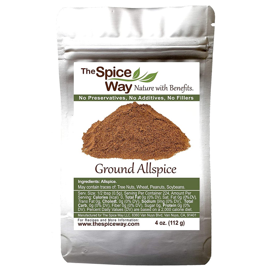 The Spice Way Allspice - ground | 4 oz | a multipurpose berry powder for curries, sauces, soups and even pastries