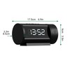 NEWGATE® Digital Retro Alarm Clock - LED Alarm Clock -