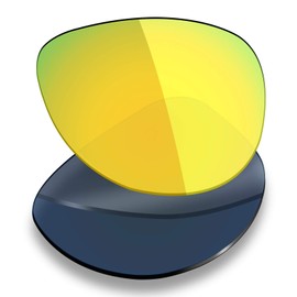 Mryok Polarized Replacement Lenses for Oakley Plaintiff OO4057-24K Gold