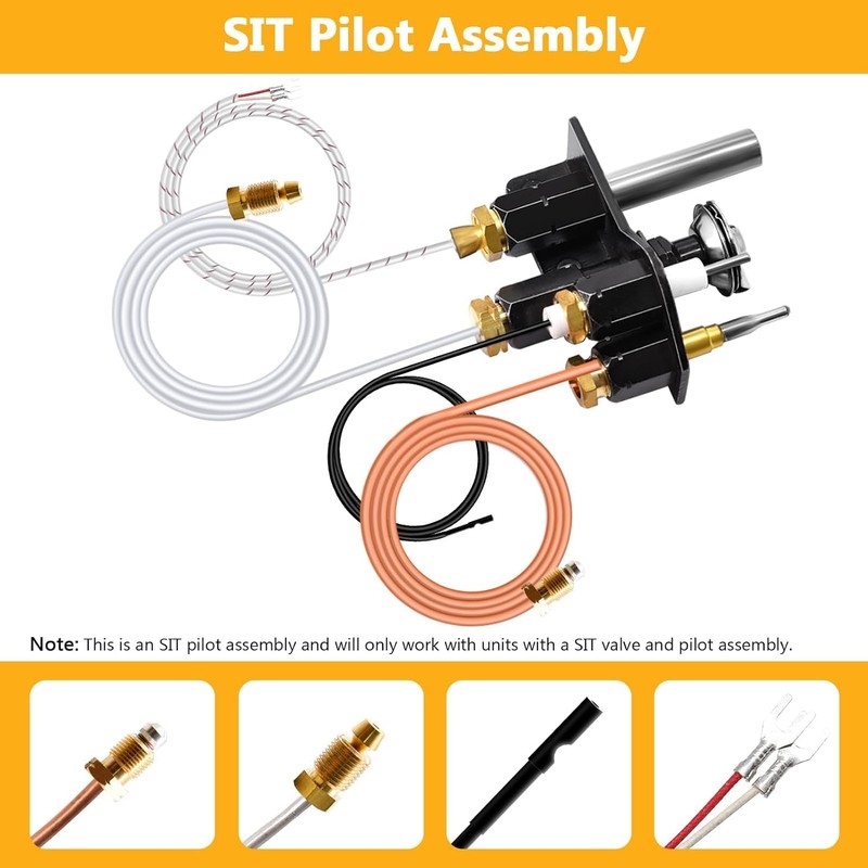 Criditpid 69L17 Pilot Assembly Natural Gas for Lennox Elite, IHP,
