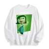 Inside Out 2 Disgust Character Graphic Crewneck Sweatshirt, US Warehouse,