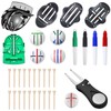 AQTAQ 9 Pcs Golf Ball Line Drawing Marker,5 Golf Ball
