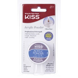 Kiss Acrylic Powder Clear 0.33 Ounce (10ml) (6 Pack)