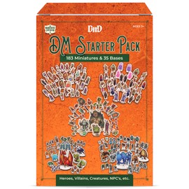 Wanderers Emporium Hard Flat DND Miniatures with Bases | Dungeons and Dragons Starter Set 5e Mini Figures, Pawns, Standees, Tokens (DM Starter Set, 183, Miniatures)